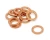 Import OEM custom size Copper washer Flat Copper Washer from China