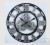 Import OEM Decorative 3D Metal Wall Clock Home and Outside Clock from China