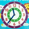 OEM Interesting English Teaching Resources time Magnetic Toys for children early development