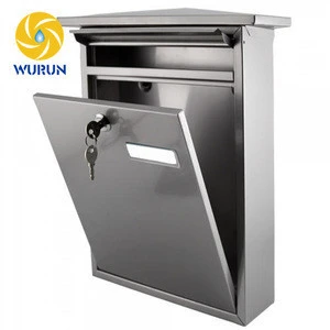 OEM ODM Custom Made Outdoor Apartment Metal Steel Stainless steel Post Wall Mounted Mailbox