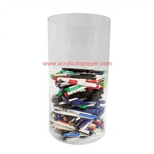OEM ODM custom plexiglass PMMA cylinder clear wholesale acrylic cylinder vase