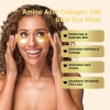 OEM/ODM Eye Treatment Under Eye Patch Amino Acid 24K Golden Collagen Gel Pads Eye Mask