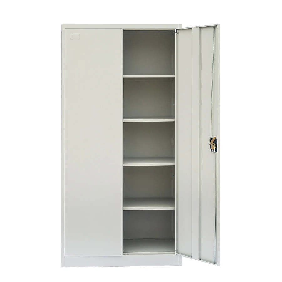 Office furniture stainless steel cupboard metal swing 2 door steel filing cabinet