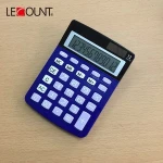 Office School Supplies Electronic Calculator Business Stationery Home Custom Logo 12 Digits Desktop Electronic Solar Calculator