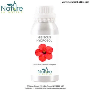 Organic Chinese Hibiscus Hydrosol | Hibiscus rosa sinensis Distillate Water | China Rose Hydrosol
