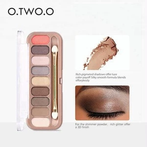 O.TWO.O Brand 9 colors matte and shiny eye shadow palette