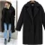 Import Oumeifeng 2019 Autumn Winter New Womens Cashmere Coat Long-sleeved Medium Long Hair Coat Coat from China