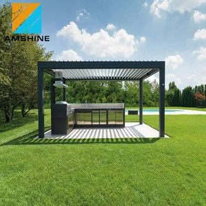 Outdoor cheap and high quality waterproof aluminum pergola