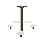 Outdoor Fitness equipment three-unit hip Twister for play ground