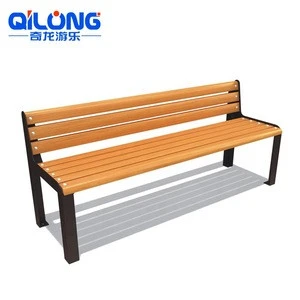 Outdoor furniture cheap park benches patio benches with steel frame