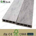 Outdoor Garden Composite Decking Interlocking Decking Floor / Patio Yard WPC Decking Tiles