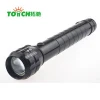 Outdoor hiking patrol utility high power big led torch flashlight with compass