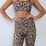Outdoor Sportswear Fitness Gym Clothing Shark Women S High Waist Yoga Pants Seamless Leggings Animal print sports bra