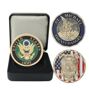 Personalised Custom logo 3D Zinc Alloy Brass Engraving Navy Souvenir Enamel Coin Manufacturer Police Military Challenge Coins