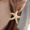 personality starfish headbands metal fashion hair jewelry ocean style starfish hairbands