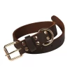 Pet Products Spot Pure Cow Leather Pet Collar Vintage Leather Dog Collar Manufacturer Wholesale