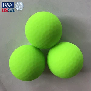 PGA Standard 3 piece matte golf balls green