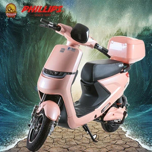 PHILLIPS china mini 2 seat cheap vespa e-scooter new fat tire mobility 2000w electric motorcycle scooter for adults