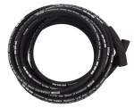 Pipe Fitting Hookah Silicone Rubber Hose Wholesale TPU Soft Black Cover Red Blue Customized Steel Hydraulic Garden Color Wire