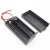 Import Plastic waterproof 3V double dual 2 AA battery cell holder box case compartment with on/off switch and cover from China