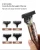 Import Plum Flower Pattern Blade Rechargeable Electric Hair Cutting Kit Beard Shaver Corded Men Professional Trimmer Hair Clippers from China