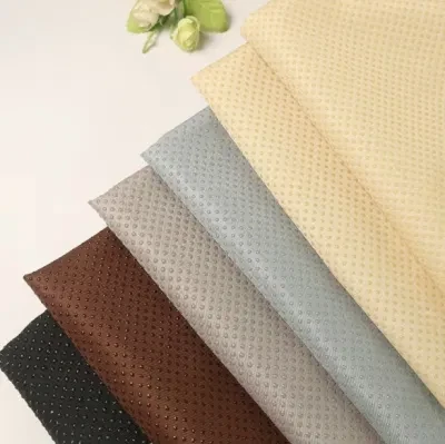 Polyester PVC/Silicone Antislip Fabric Cushion Dotted Non-Slip Fabric for Carpet