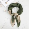 Polyester Scarf Pleated Scarf For 100% Hand Feel Silk Scarf Women Casual Decoration In Year of 2020