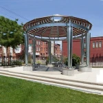 Popular Designs Outdoor stainless steel welding garden luxury gazebo