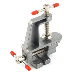 Portable Aluminum Alloy Table Vise Metal Clamp Locksmith Clip Parts Screw Bench for DIY Jewelries Craft mould Fixed Repair Tool