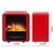 Import Portable Flame Heater 3D Simulation Fireplace Warm Air Blower Electric Table Heater fireplace electric from China