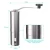 Import Portable Manual Coffee Grinder, Conical Burr Mill, Brushed Stainless Steel Hand Coffee Grinder Machine from China