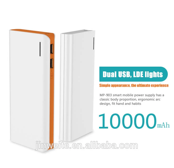 Portable Power Bank 10000mah Dual USB Power Bank Mobile Charger