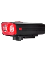 Portable Rechargeable Aluminum Alloy Double T6 Lamp Beads Abs Led Bicycle Lights For Sale