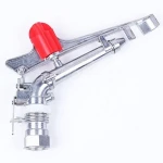 Portable Spray Zinc Alloy Impact Irrigation Lawn Garden Sprinkler Gun Durable Water