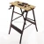 Import Portable Stainless Steel Wood Cutting Sawhorse Folding Wooden Workbench from China