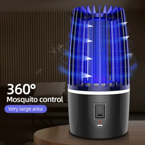 Portable usb outdoor anti mosquitos killing trap led bulb electric rechargeable mosquito killer lamp