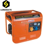 Portable with wheel and handle generator 2.5kw high efficient power gasoline generator two sockets