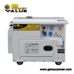 Power Value diesel generator, 5000 watt 5kva silent power generator
