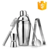 Premium 10-Piece Bar Tool Stainless Steel Cocktail Shaker Set of Mixology Bartender Kit Stand