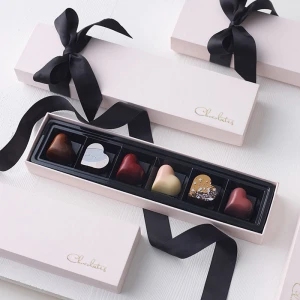 Pretty Elegant Design Custom Logo Paper Box Chocolate Packaging Box For Gift