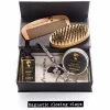 Priavte label beard care with beard essential oil ,beard balm and wax with comb set ,scissor and grooming kit
