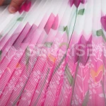printed colorful retractable window screen plisse insect screen mesh for doors and windows pleated polyester mesh mosquito net