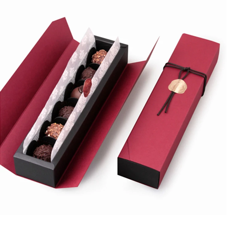 professional food gift packaging box chocolate truffle packaging box