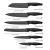 Import Professional German Stainless Steel 6 Piece Sharp Chef Santoku Kitchen Cooking Knife Set Of Chef Knives PP Handle from China