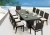 Import Professional Manufacturer  Wholesale  Patio hand made rattan wicker Garden set  outdoor dining table and chairs from China