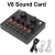 Import Professional USB internal audio interface recording studio v8 live broadcast sound cards For Mobile Live Recording Singing from China
