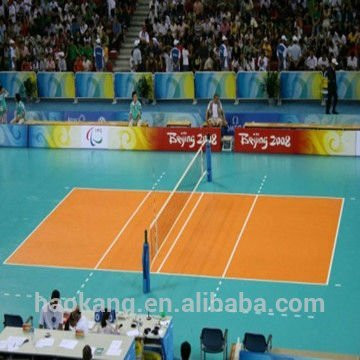Professional Volleyball Courts Sports Vinyl Flooring