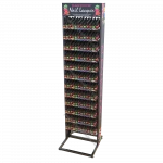 Promotion custom wholesales metal floor nail polish display stand rack