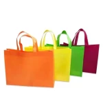 promotional diy hot stamping printer non woven handle bag manual recyclable fabric tote non woven shopping bag with logo