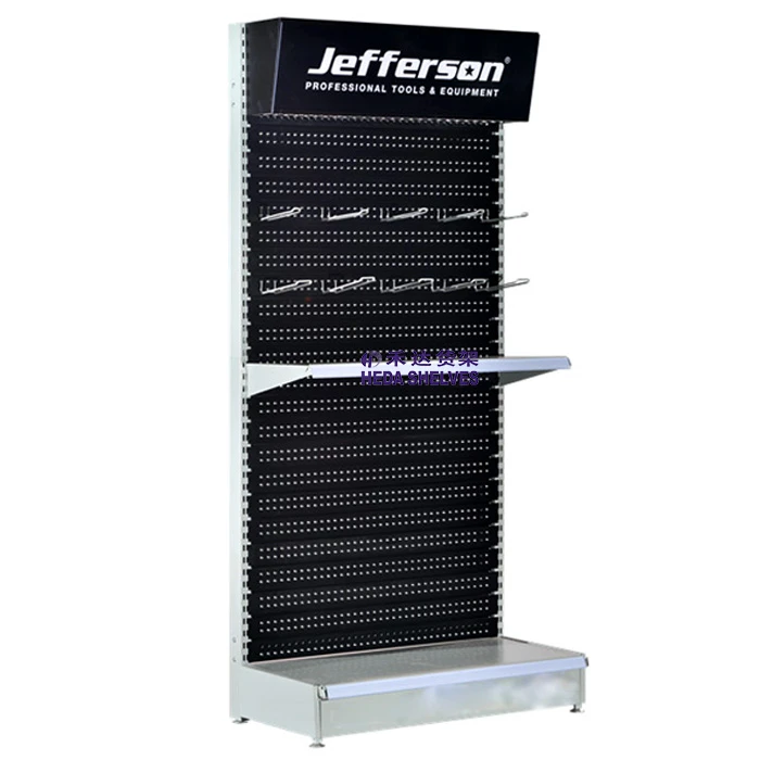 Buy Promotional Hardware Tools Display Rack Shelf Metal Pegboard Display Stand from Guangzhou